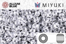 MIYUKI Round Seed Beads (RR11-0131) - Crystal