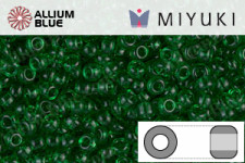 MIYUKI Round Seed Beads (RR11-0146) - Transparent Green