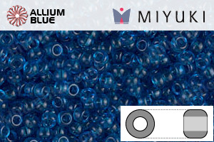 MIYUKI Round Seed Beads (RR11-0149) - Transparent Capri Blue - 关闭视窗 >> 可点击图片