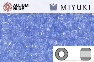 MIYUKI Round Rocailles Seed Beads (RR11-0159L) 11/0 Small - Transparent Cornflower Blue - Haga Click en la Imagen para Cerrar