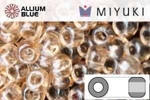 MIYUKI Round Rocailles Seed Beads (RR11-0161) 11/0 Small - Light Gold Luster - Click Image to Close
