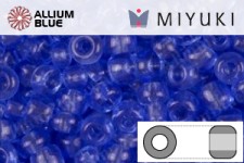 MIYUKI Round Rocailles Seed Beads (RR11-0175) 11/0 Small - Transparent Azure Luster