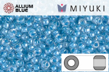 MIYUKI Round Seed Beads (RR11-0221) - Sky Blue Crystal