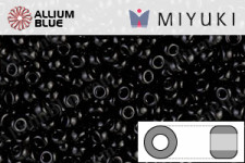 MIYUKI Round Rocailles Seed Beads (RR11-0401) 11/0 Small - Black