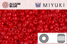 MIYUKI Round Rocailles Seed Beads (RR11-0408) 11/0 Small - Opaque Red