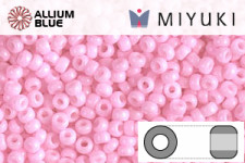 MIYUKI Round Rocailles Seed Beads (RR11-0415) 11/0 Small - Opaque Pink