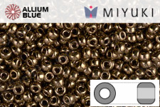 MIYUKI Round Rocailles Seed Beads (RR11-0457) 11/0 Small - Metallic Dark Bronze