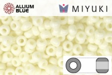 MIYUKI Round Rocailles Seed Beads (RR11-0491) 11/0 Small - Ivory