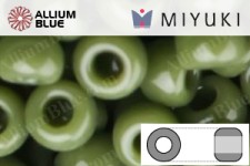 MIYUKI Round Rocailles Seed Beads (RR11-0501) 11/0 Small - Opaque Avocado