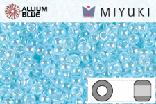 MIYUKI Round Rocailles Seed Beads (RR11-0522) 11/0 Small - Aqua Ceylon