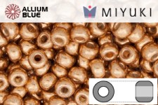MIYUKI Round Rocailles Seed Beads (RR11-1072) 11/0 Small - Galvanized Muscat