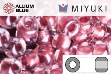 MIYUKI Round Rocailles Seed Beads (RR11-1132) 11/0 Small - Inside Color Lined Rose