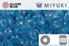MIYUKI Round Rocailles Seed Beads (RR11-1880) 11/0 Small - Transparent Blue Luster