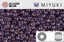 MIYUKI Round Rocailles Seed Beads (RR11-1884) 11/0 Small - Violet Gold Luster