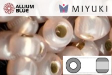 MIYUKI Round Rocailles Seed Beads (RR11-2359) 11/0 Small - Silverlined Shell Opal