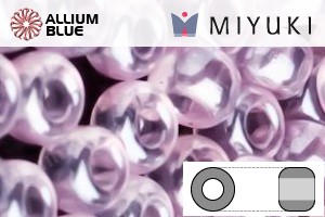 MIYUKI Round Rocailles Seed Beads (RR11-3503) 11/0 Small - Transparent Pale Rose Luster - 關閉視窗 >> 可點擊圖片