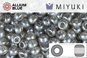 MIYUKI Round Rocailles Seed Beads (RR8-0368) 8/0 Large - Gray Enamel