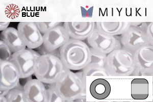 MIYUKI Round Rocailles Seed Beads (RR8-0420) 8/0 Large - White Pearl Ceylon - 關閉視窗 >> 可點擊圖片