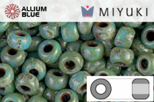 MIYUKI Round Rocailles Seed Beads (RR8-0592) 8/0 Large - Antique Ivory Pearl Ceylon
