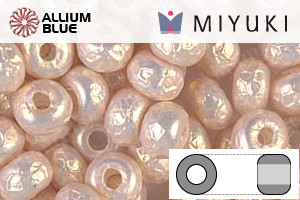 MIYUKI Round Rocailles Seed Beads (RR5-3954) 5/0 E Beads - Baroque Pearl Blush Pink - 關閉視窗 >> 可點擊圖片