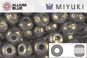 MIYUKI Round Rocailles Seed Beads (RR5-3957) 5/0 E Beads - Baroque Pearl Dark
