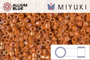 MIYUKI Delica® Seed Beads (DB2274) 11/0 Round - Opaque Glazed Persimmon - Haga Click en la Imagen para Cerrar