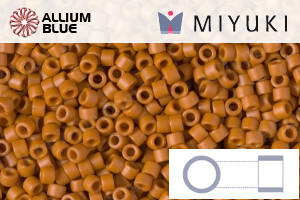 MIYUKI Delica® Seed Beads (DB2287) 11/0 Round - Matte Opaque Glazed Persimmon