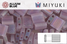 MIYUKI TILA™ Beads (TL-0142FR) - Matte Transparent Smoky Amethyst AB