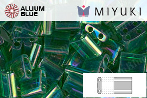 MIYUKI TILA™ Beads (TL-0179) - Transparent Green AB