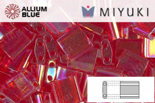 MIYUKI TILA™ Beads (TL-0254) - Transparent Red AB