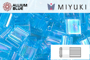 MIYUKI TILA™ Beads (TL-0260) - Transparent Aqua AB - Click Image to Close