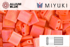 MIYUKI TILA™ Beads (TL-0406FR) - ツヤ消　オレンジギョクAB