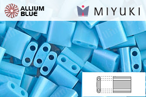 MIYUKI TILA Beads (TL-0413) - Opaque Turquoise Blue - 關閉視窗 >> 可點擊圖片