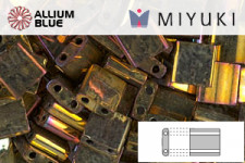 MIYUKI TILA™ Beads (TL-0462) - Metallic Gold Iris