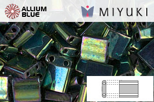 MIYUKI TILA™ Beads (TL-0468) - Metallic Green Malachite Iris