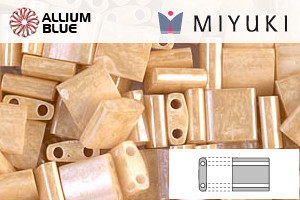 MIYUKI TILA™ Beads (TL-0593) - 白ギョク焼付ラスターアイボリー - ウインドウを閉じる