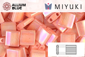 MIYUKI TILA™ Beads (TL-0596) - Opaque Tea Rose Luster - Click Image to Close