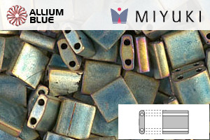 MIYUKI TILA Beads (TL-2008) - Matte Metallic Patina Iris - Haga Click en la Imagen para Cerrar