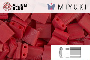 MIYUKI TILA Beads (TL-2040) - Matte Metallic Brick Red - 關閉視窗 >> 可點擊圖片