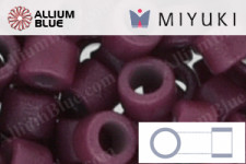 MIYUKIデリカビーズ (DB2355) 11/0 丸 - Duracoat Opaque Dyed Plum Berry