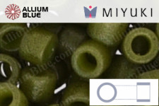 MIYUKI Delica® Seed Beads (DB2357) 11/0 Round - Duracoat Opaque Dyed Olive