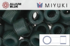 MIYUKI Delica® Seed Beads (DB0301) 11/0 Round - Matte Gunmetal