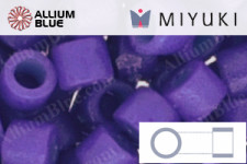 MIYUKI Delica® Seed Beads (DB2359) 11/0 Round - Duracoat Opaque Dyed Violet