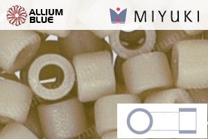 MIYUKI Delica® Seed Beads (DB2362) 11/0 Round - Duracoat Opaque Dyed Flax