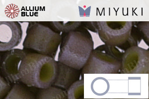 MIYUKI Delica® Seed Beads (DB2365) 11/0 Round - Duracoat Opaque Dyed Taupe