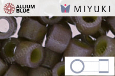 MIYUKI Delica® Seed Beads (DB2365) 11/0 Round - Duracoat Opaque Dyed Taupe