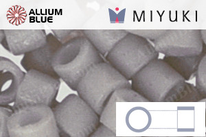 MIYUKI Delica® Seed Beads (DB2366) 11/0 Round - Duracoat Opaque Dyed Mist Gray