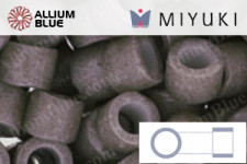 MIYUKI Delica® Seed Beads (DB2367) 11/0 Round - Duracoat Opaque Dyed Seal Gray