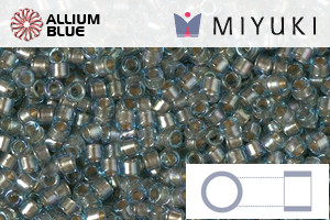 MIYUKI Delica® Seed Beads (DB2379) 11/0 Round - Inside Dyed Eucalyptus