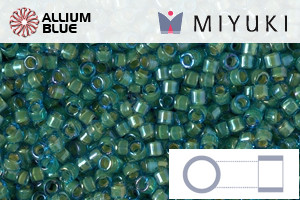 MIYUKI Delica® Seed Beads (DB2381) 11/0 Round - Inside Dyed Spruce